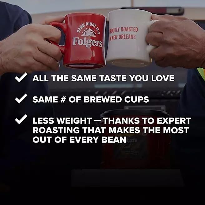 Folger Black Silk Dark Roast Ground Coffee (40.3 oz) - Bundle Includes AYCB Distribution 15ml Measuring Scoop