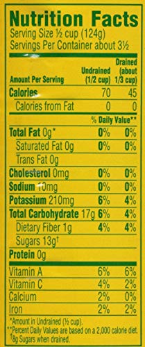 Del Monte Peaches Sliced Yellow Cling 100% Juice - 15 oz