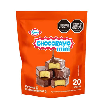 Chocoramo Mini Chocolate Cakes, Colombian Snacks, Pack of 20