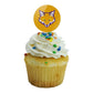 Knox College Secondary Logo Cupcake Picks Toppers Decoration Set Of 6