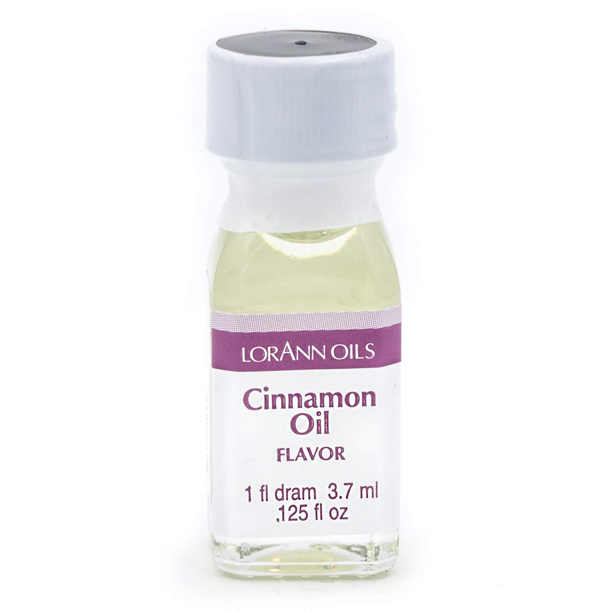 LorAnn Cinnamon Oil Flavor, Clear to Yellow, 1 Dram Bottle, Model LOR Dram CinnOil-1