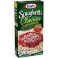 Kraft Spaghetti Classics Tangy Italian Easy Pasta Meal with Spaghetti, Spice Mix & Parmesan Cheese 8 OZ (Pack of 6)