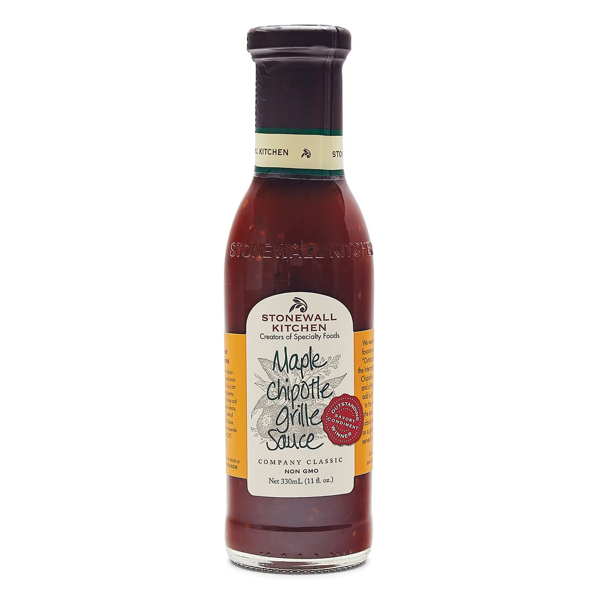 Stonewall Kitchen Maple Chipotle Grille Sauce, 11 Ounces