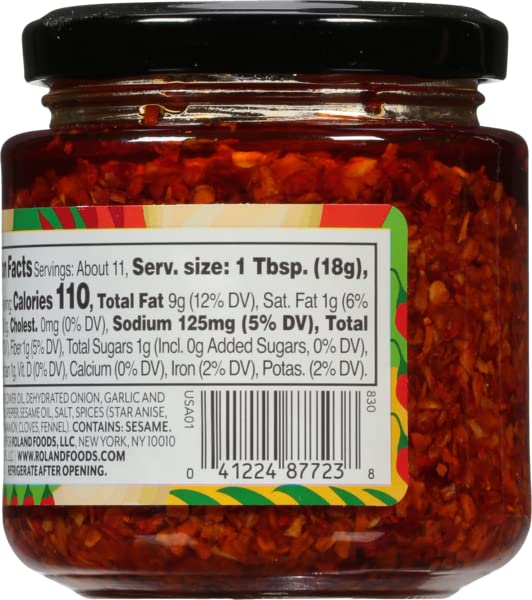 Roland Foods Spicy Chili Onion Crisp, 7 Ounce