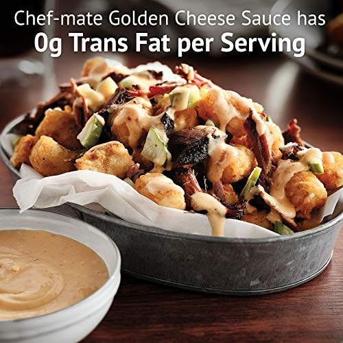 Chef-mate Golden Cheddar Cheese Sauce, Canned Food for Mac and Cheese, 6 lb 10 oz (#10 Can)