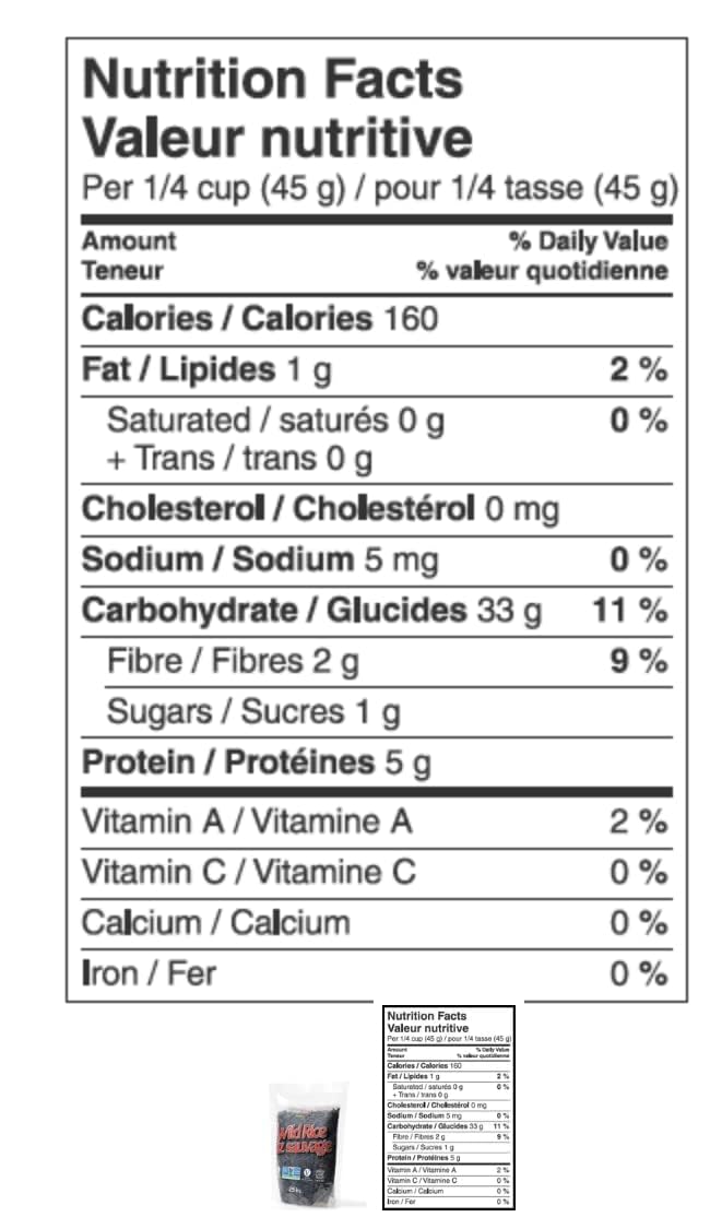 FLOATING LEAF Wild Rice, All Natural, Non Gluten, Non-GMO, Vegan, 8 Ounces