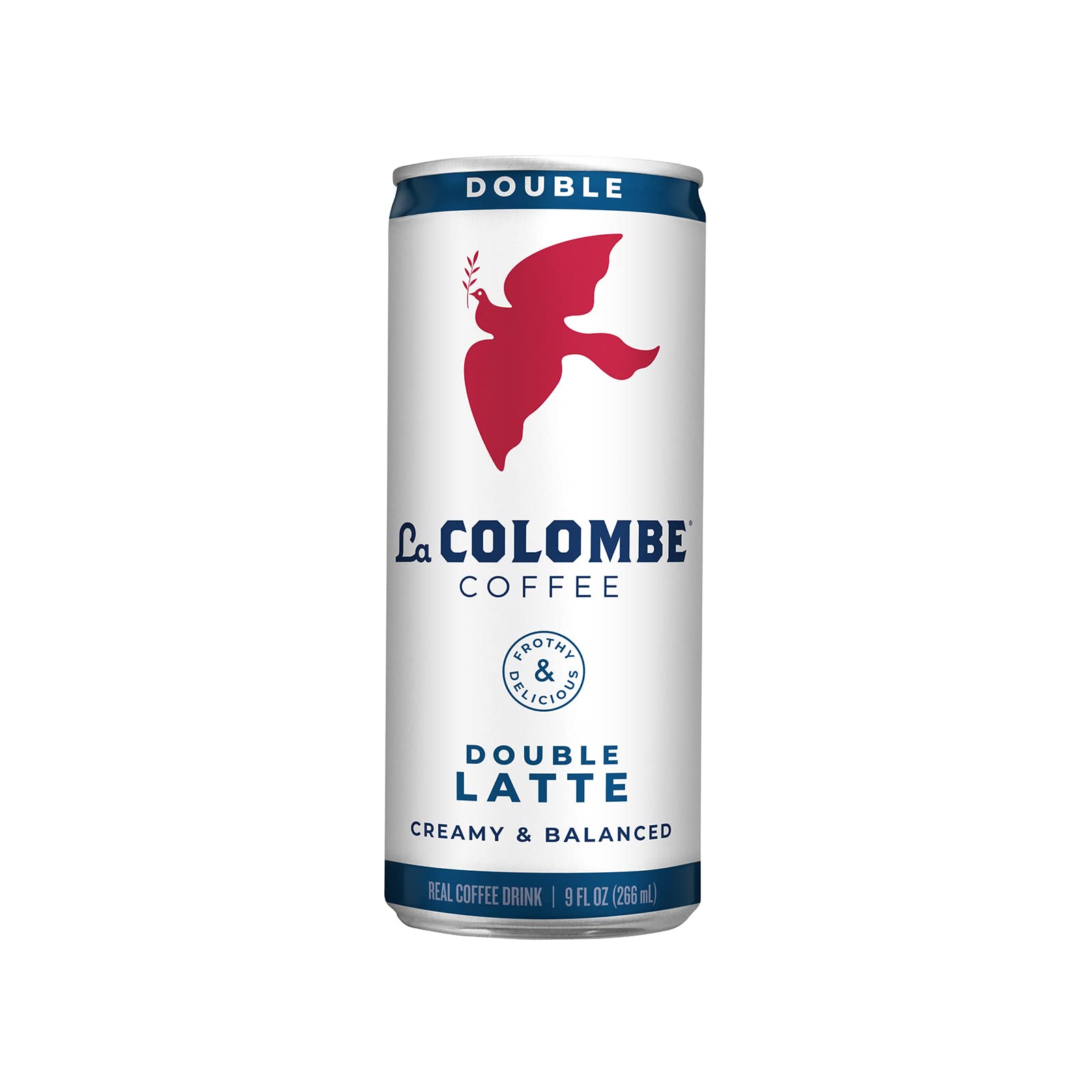 La Colombe Double Shot Draft Latte - 9 Fluid Ounce  16 Count - Cold-Pressed Espresso And Frothed Milk - Made With Real Ingredients - Grab And Go Coffee