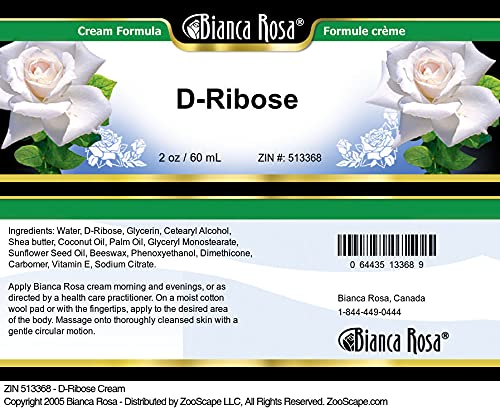 Bianca Rosa D-Ribose Cream - 2 oz (Pack of 3)
