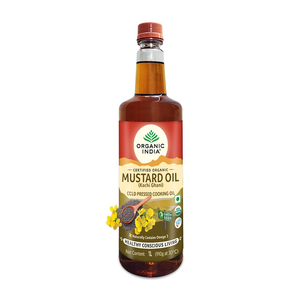 Organic India Mustard Oil - (1000 ml)