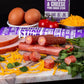 Wicked Cutz Ham Egg and Cheese Stick  12g Protein Per Gluten Free Breakfast Stick  USA Made High Protein Carnivore Snacks  Breakfast Meat Sticks (12 Sticks)