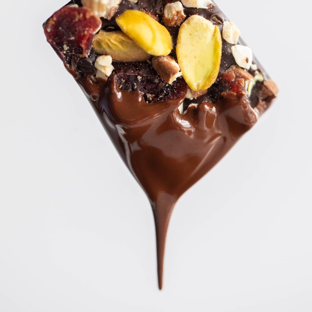 JOJOs Dark Chocolate Pistachio Almond Cranberry Snack, Low Sugar, Gluten Free, Vegan, 15.6 Ounce (Pack of 1)