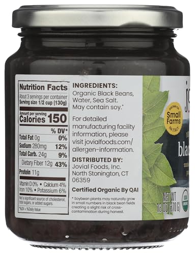 Jovial Beans Black 13 OZ