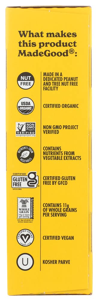 MadeGood Chocolate Banana Granola Bars, 6 Healthy Snack Bars, 0.85 oz