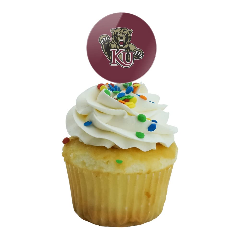 Kutztown Primary Logo Cupcake Picks Toppers Decoration Set Of 6