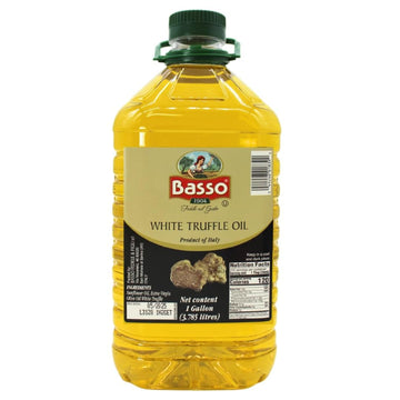 BASSO 1904 - White Truffle Oil, Bulk, 1 Gallon (3.785 liters), Product of Italy, Non-GMO