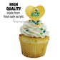GRAPHICS & MORE Cupcake Picks Set of 6, Heart Decoration, Acrylic, Norfolk State University, One Size, Model CUPCAKE.HEART.CLCNOR.Z008407