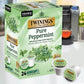 Twinings Pure Peppermint Tea K-Cup Pods, Naturally Caffeine Free, 72 Count, Compatible with Keurig, Model TWI-002