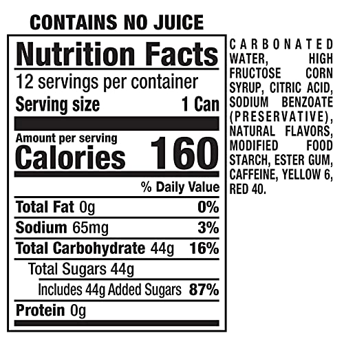 Sunkist Orange Soda  12 Fl Oz (Pack of 12)
