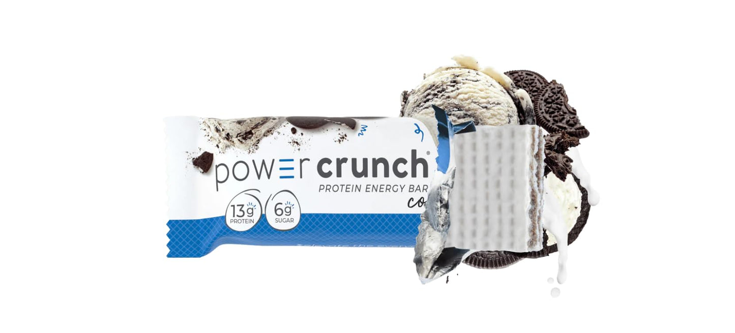 Power Crunch Protein Energy Bar, Cookies & Cream 12 Ea