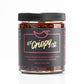 Hot Crispy Oil, An all natural unique blend of fresh fried shallots, fresh garlic and a proprietary blend of three different chi