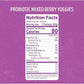 Yoggies - Probiotic Mixed Berry Yogurt Bites - 24 Individual Servings | 2 Billion Probiotic Cultures & 3g Fiber per Serving | Gl