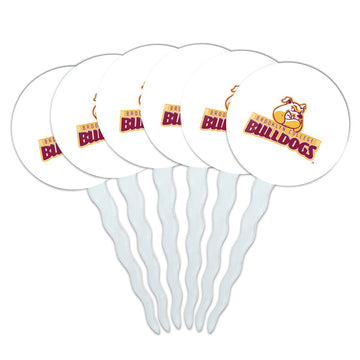 Brooklyn College Secondary Logo Cupcake Picks Toppers Decoration Set of 6