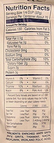 Julias Pantry Moss Water Ground White Corn Grits, 5 lbs (80 oz)
