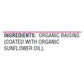 Woodstock Farms Organic Thompson Raisin 13 Ounce (Pack Of 8)