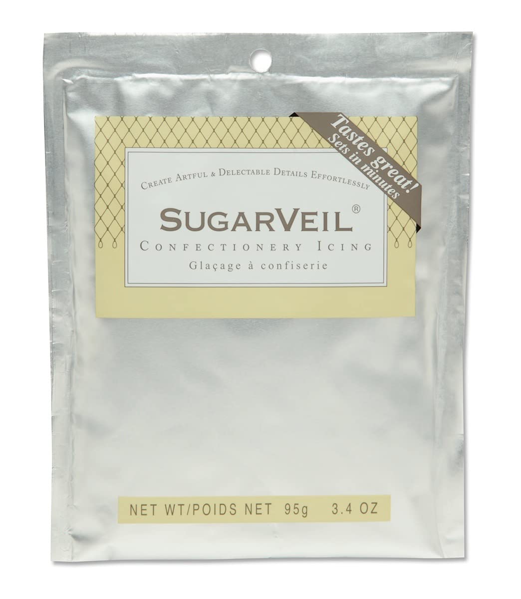SugarVeil® Confectionery Icing - 3.4 oz, White, Model 20-150K