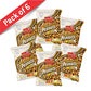 Jabsons Roasted Peanuts Hing Jeera 140G (Pack Of 6)