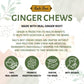 Bali'S Best Ginger Chews - Zesty Lemon Flavor, 5.08Oz Bag