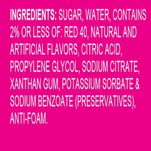Hypothermias Fruit Punch Ready To Use Gallon (128 Fl. Oz) Hawaiian Snow Cone Flavors Syrup - Shaved Ice, 100% Pure Cane Sugar