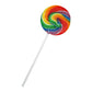Rainbow Lollipops, 24 Pack, Swirl Lollipops, Individually Wrapped Lollipops, Carnival Lollipops Fruit Flavors, The Hampton Popco
