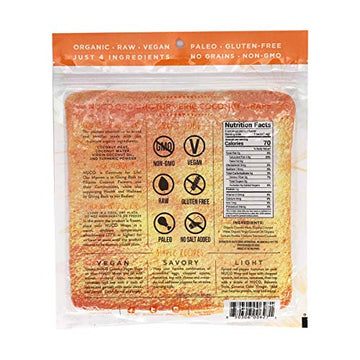 Nuco Organic Coconut Turmeric Wraps, 2.47 Oz