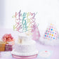 Color Flash Happy 6Th Birthday Cake Topper Boys And Girls Happy Birthday Cake Topper Children'S Party Cake Decorations