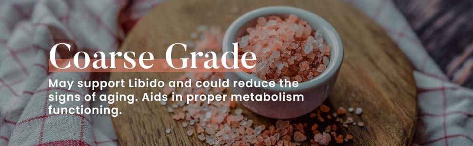 10 Lbs Himalayan Salt Coarse Grade Kosher Gourmet Nutrient And Mineral Rich - Keto & Paleo Diet Preferred No Additives. Size Of