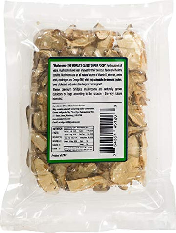 Mushroom House (Musi1) Dried Shiitake Mushroom Slices, 1 Oz