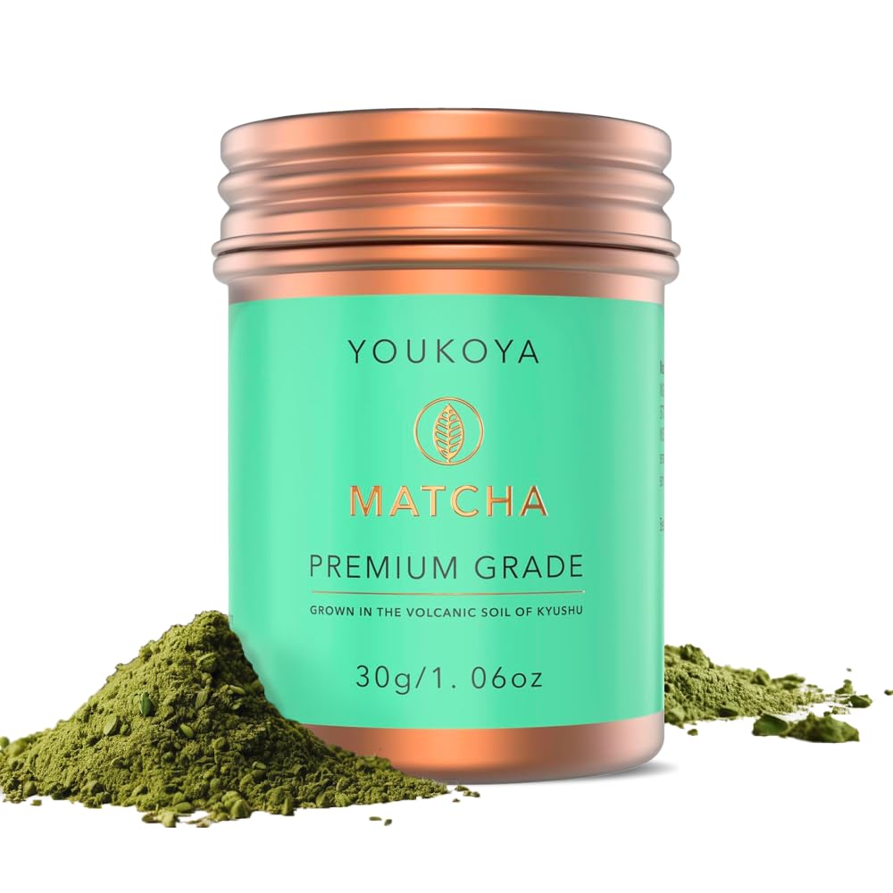 Matcha Moments Premium Grade Japanese Matcha Powder, 1.06oz, Grown in Kyushu Volcanic Soil