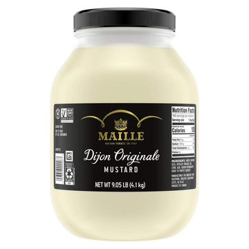 Maille Dijon Originale Traditional Mustard Jar, Premium Quality, for Marinades, Sauce and Dressing, Gluten Free, Non-Gmo, 9.05 L
