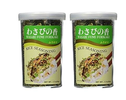 Jfc - Wasabi Fumi Furikake (Rice Seasoning) 1.7 Oz (Pack Of 2)
