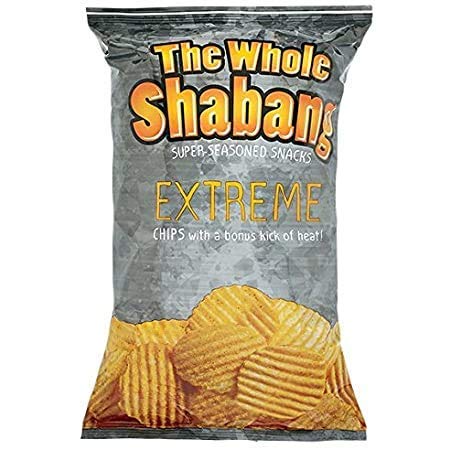 The Whole Shabang Potato Chips (EXTREME Rippled Chips) 1 Oz Pack of 10