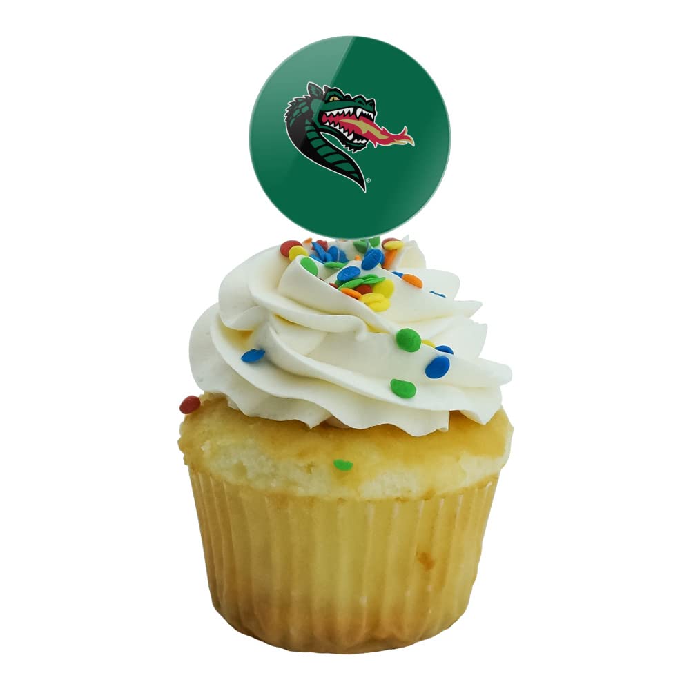 Alabama At Birmingham Primary Logo Cupcake Picks Toppers Decoration Set Of 6