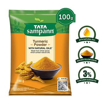 Tata Sampann Turmeric Powder With Natural Oils, 100G