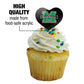 GRAPHICS & MORE Cupcake Picks Set of 6, Heart Design, Acrylic, One Size, Marshall University