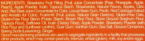 Betty Lou'S Inc. Fruit Bar, Strawberry, Wf, 2-Ounce (Pack Of 12)