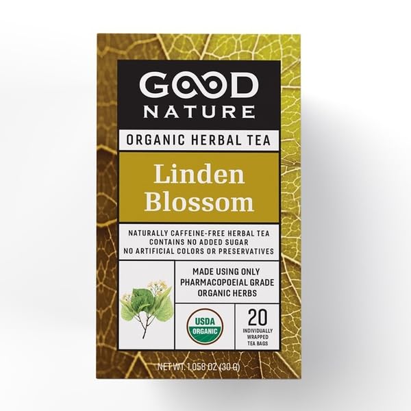 Good Nature  Organic Herbal Tea Linden Blossom  20 Count
