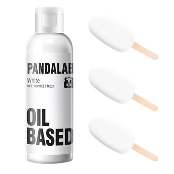 White Oil Based Food Coloring For Chocolate  Candy Melts  Donuts  Strawberries  Frosting  Cake  Professional Edible Dye For Baking - 80 Milliliters 2.7 Fl.Oz