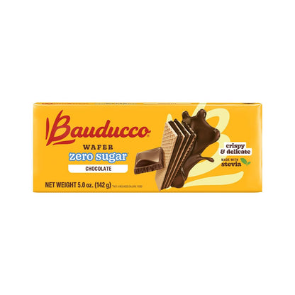 Bauducco Chocolate Wafer Cookies - Sugar Free Delicious & Crispy Wafers with 3 Delicious, Indulgent Decadent Layers of Chocolate