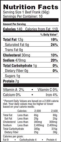 Vienna Beef Natural Casing Hot Dog 10 Per Pack (3 Pack)