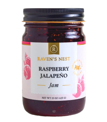Raven'S Original Hot Pepper All Natural Jam - 15 Ounce Jar (Raspberry Jalapeno)